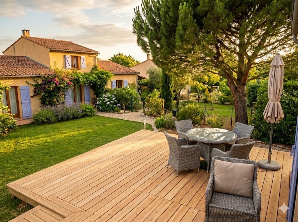 Cas concret : construction d'une terrasse bois à Cestas