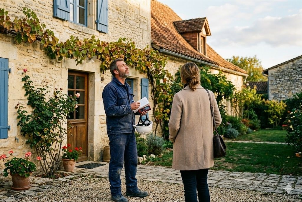Artisan Medétanch en rendez-vous client à Bordeaux pour un devis gratuit